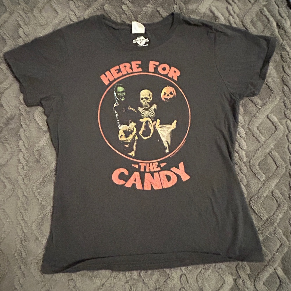 🎃HALLOWEEN 3 “Here For the Candy” Horror Tee Season of the Witch Michael Myers